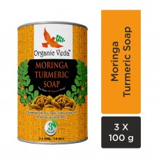 Moringa Turmeric Soap (3 x 100 Grams) / 3.4 oz e.