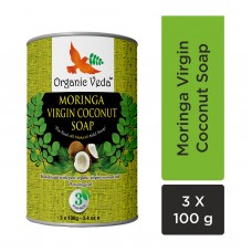 Moringa Virgin Coconut Soap (3 x 100 Grams) / 3.4 oz e.