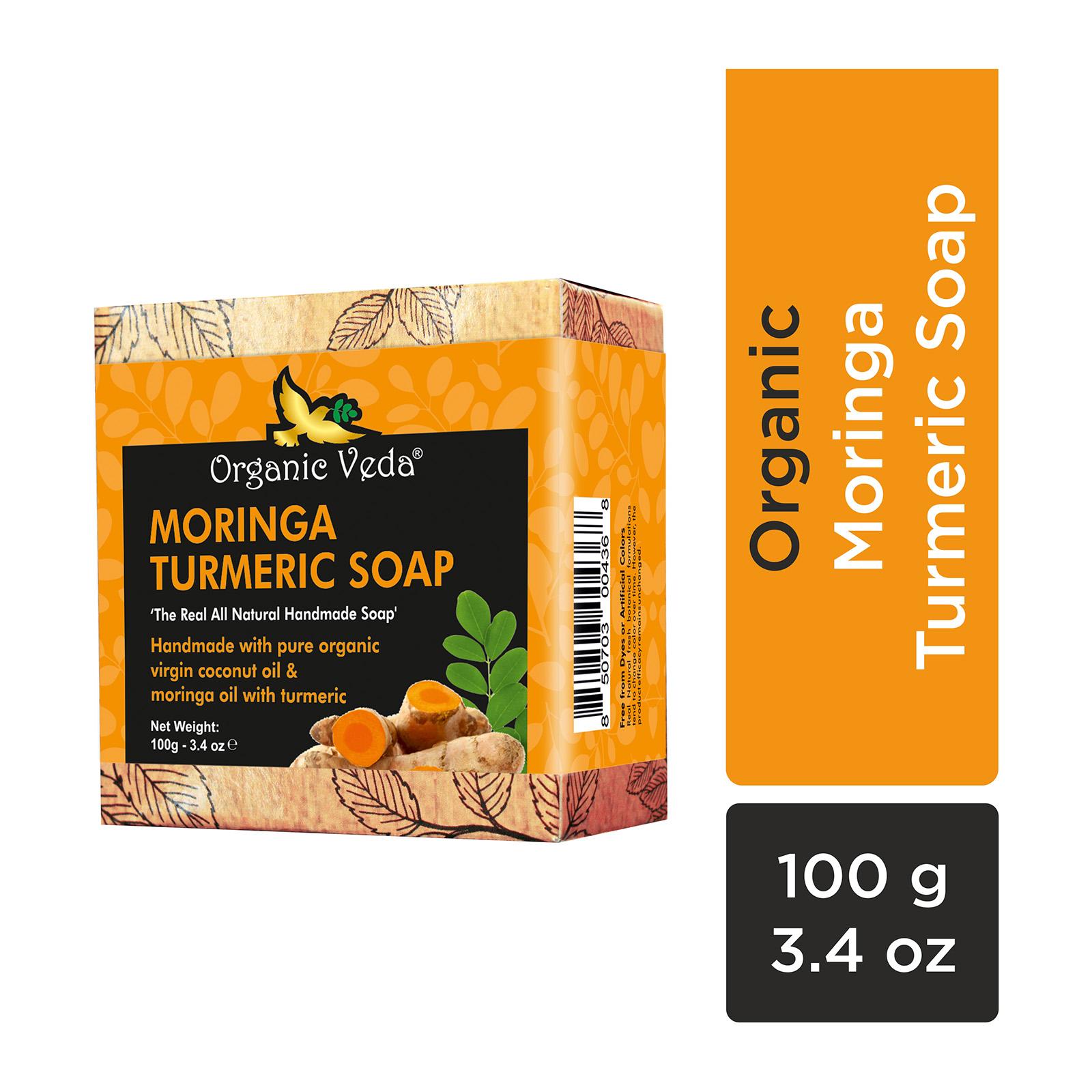 Buy Organic Turmeric Handmade Soap Organicveda.sg