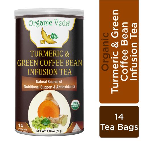 Turmeric Green 14 Pyramid Coffee Bags