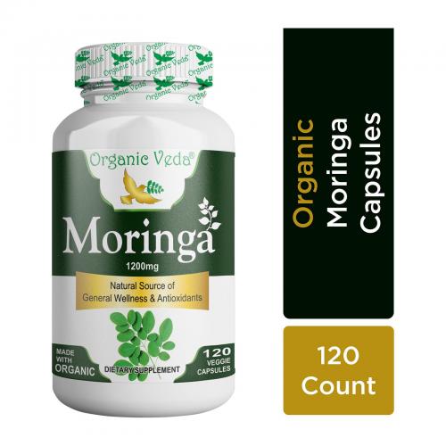 Moringa Leaf 120 Veg Capsules